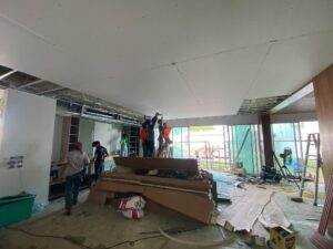 บริการติดตั้ง-ซ่อมฝ้าเพดาน แผ่นยิปซัม และไม้ระแนง ในเกาะสมุย โดย สมุยฟิกซ์