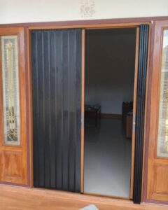 Pleated Safety Screen Door and Window Installation in Koh Samui | Samui Fix