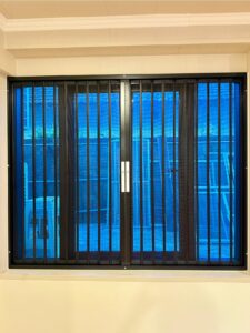 Pleated Safety Screen Door and Window Installation in Koh Samui | Samui Fix